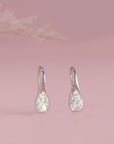 Personalized Teardrop Elegance Ashes Earrings