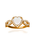 Memorial Breastmilk Ring | Queen's Heart Keepsake Jewelry