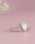 Memorial Breastmilk Ring | Queen's Heart Keepsake Jewelry