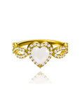 Memorial Breastmilk Ring | Queen's Heart Keepsake Jewelry