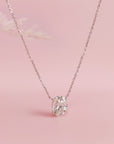 Elegant Moissanite Ashes Necklace for Lasting Memories