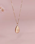 Glisten Drop: Teardrop Ashes Gold Necklace