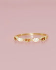 Personalized Sunset Memory Ashes Ring for Loved Ones