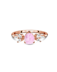 Handcrafted Teardrop Pregnancy Test Ring