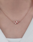 Handcrafted Sterling Silver Leaf Ashes Necklace Kit