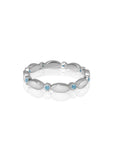 Endless Love: Personalized Birthstone Milk Ring