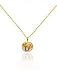 Eternal Love: Gold Breastmilk & Baby Hair Necklace