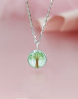 Eternal Love: Gold Breastmilk & Baby Hair Necklace