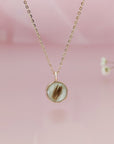 Eternal Love: Gold Breastmilk & Baby Hair Necklace