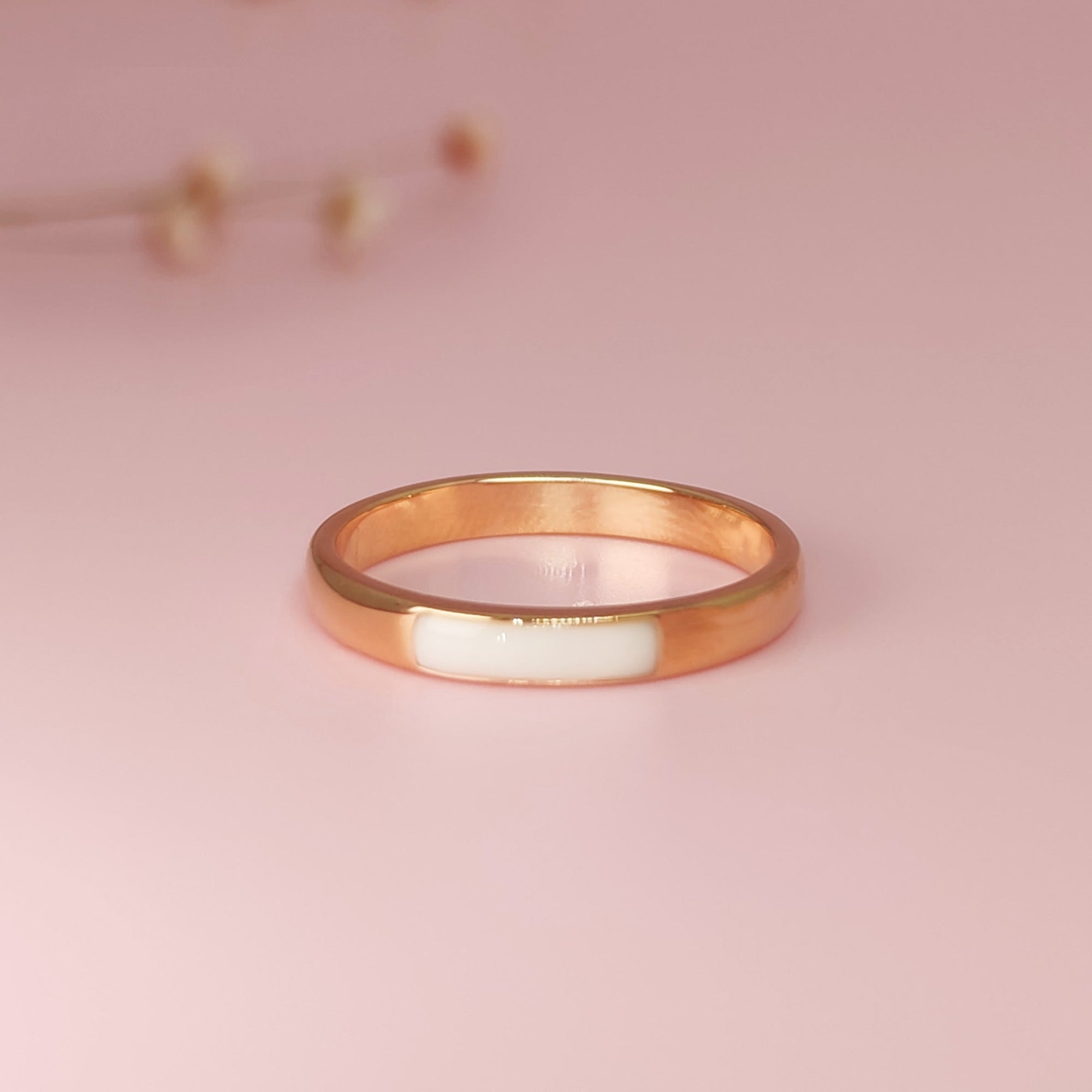 Handcrafted Gold Breastmilk Ring - Meaningful Keepsake