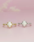 Handcrafted Breastmilk Ring DIY Kit in Silver & Gold