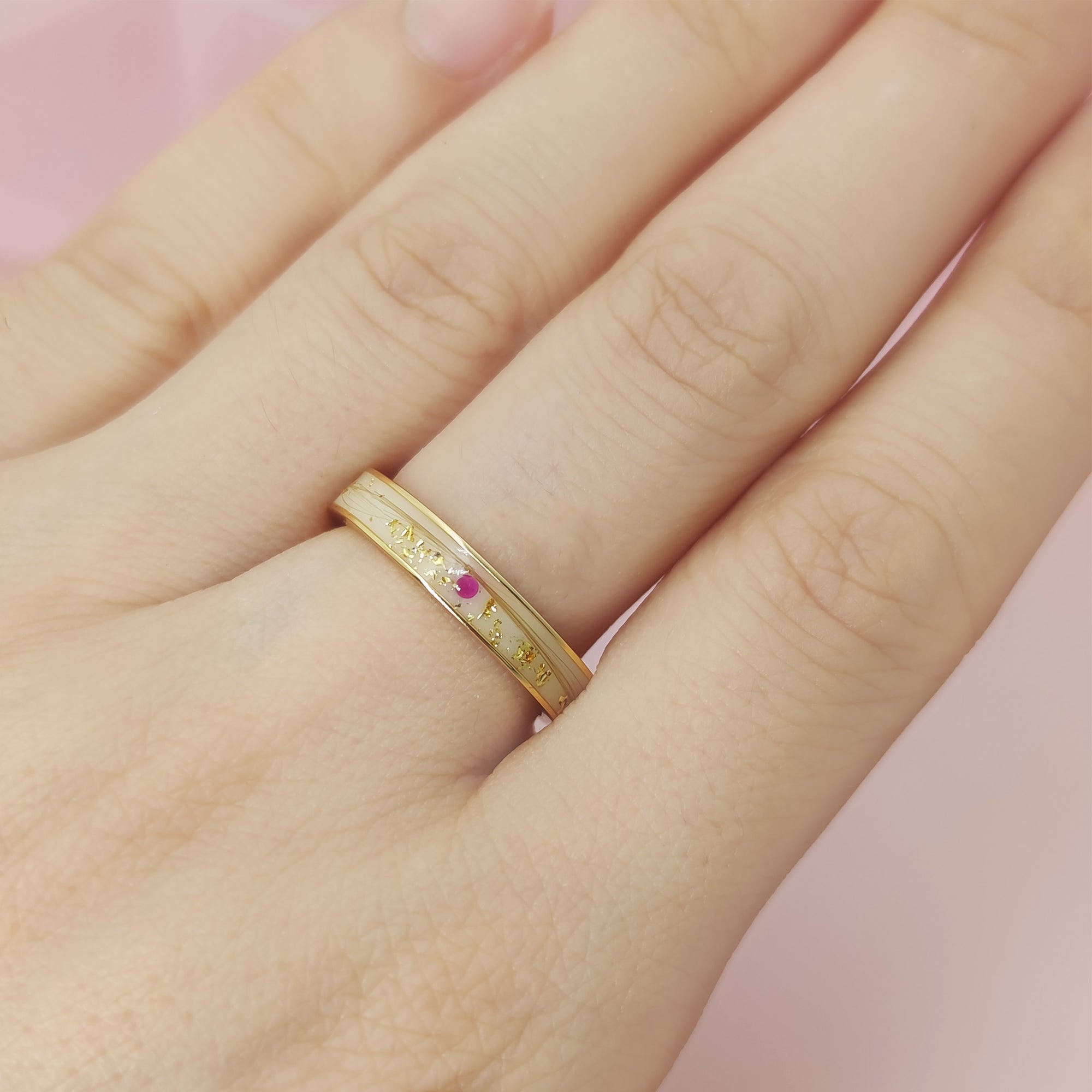 Eternal Bond Solid Gold Ring: Wear Your Love Forever