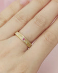 Eternal Bond Solid Gold Ring: Wear Your Love Forever