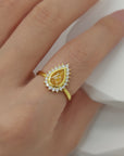 Tears of Remembrance: Elegant Ashes Ring of Love