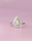 Tears of Remembrance: Elegant Ashes Ring of Love