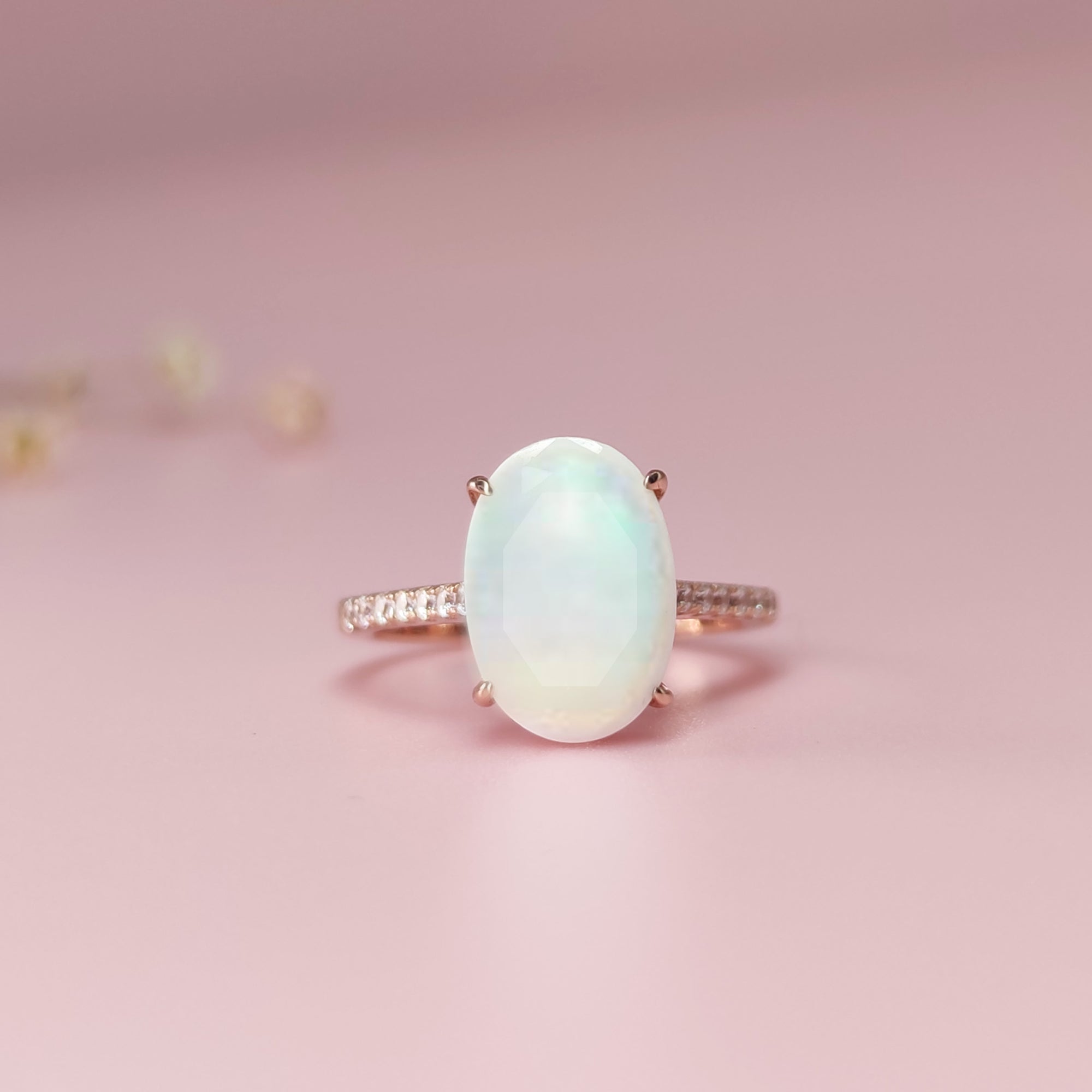 Handcrafted Oval Breastmilk Ring - Unique Keepsake