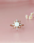 Sunburst Breast Milk Ring | Memorial Jewelry for Moms