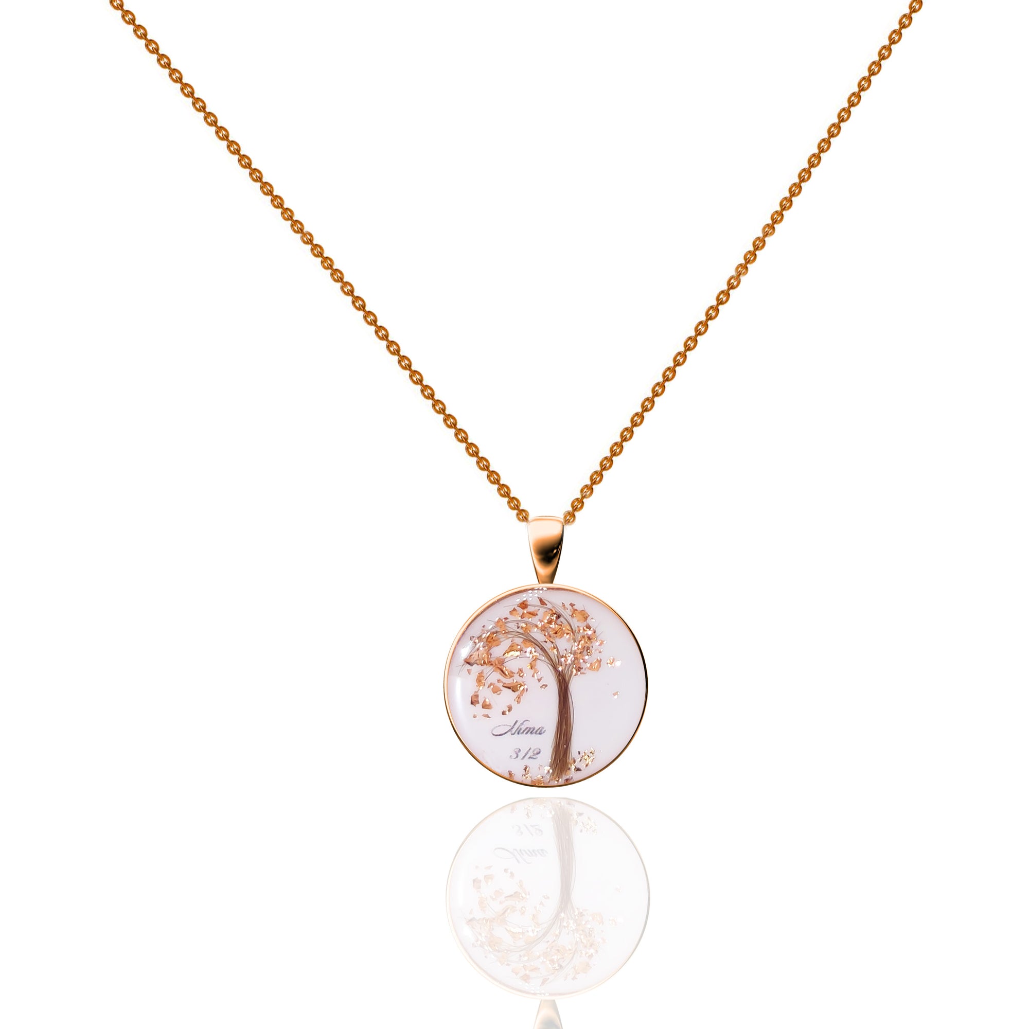 Meaningful Breastmilk & Baby Hair Necklace Gift