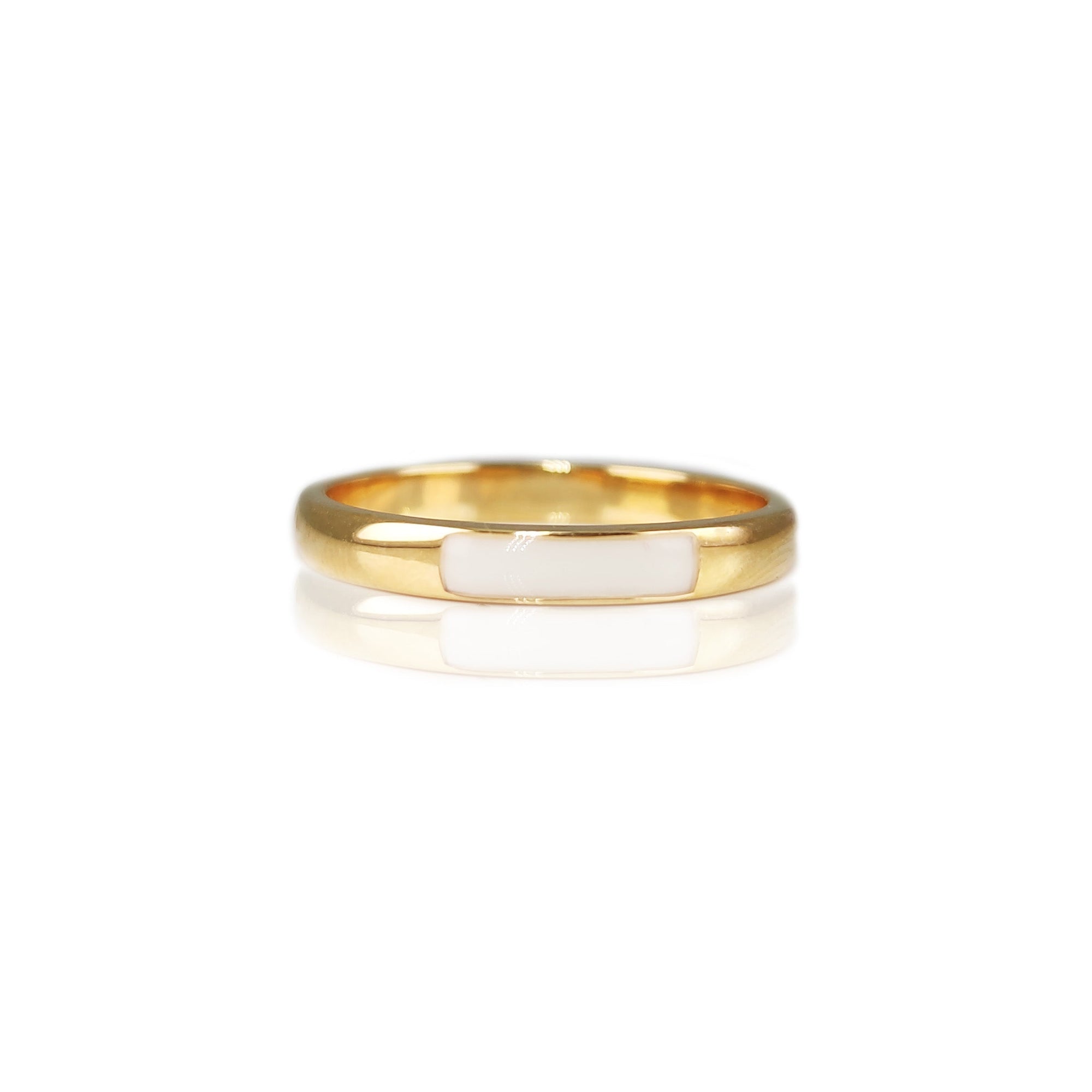 Handcrafted Gold Breastmilk Ring - Meaningful Keepsake