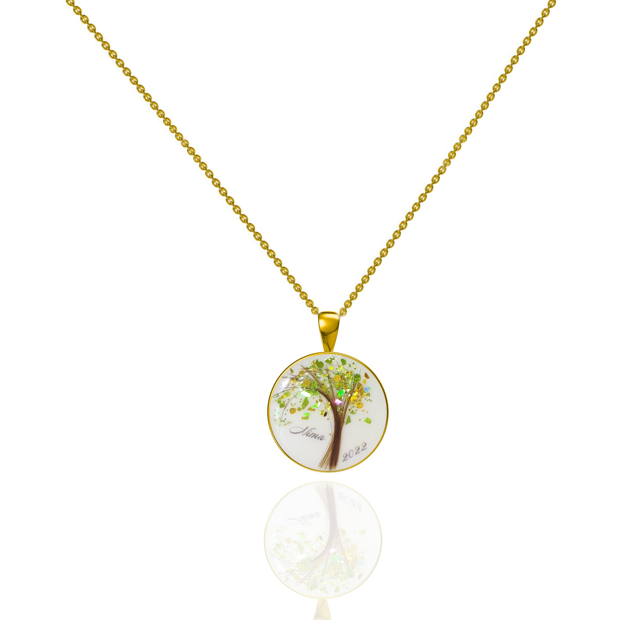 Meaningful Breastmilk & Baby Hair Necklace Gift