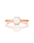 Heartfelt Golden Embrace Breastmilk Ring Gift