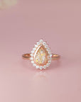 Tears of Remembrance: Elegant Ashes Ring of Love