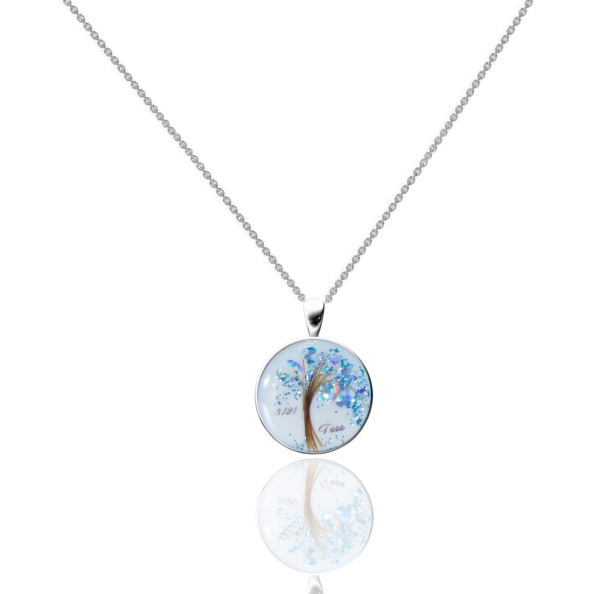 Meaningful Breastmilk & Baby Hair Necklace Gift