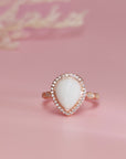 Cherished Love: Lumina Breastmilk Teardrop Ring