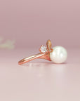 Handcrafted Milk Pearl Ring - Unique Keepsake Jewelry