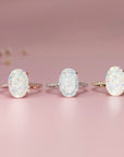 Oval Serenity Ashes Ring | Thoughtful Gift Idea