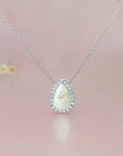 Personalized Gold Teardrop Necklace for Loved Ones