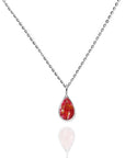 Capture Love with a Classic Teardrop Flower Necklace
