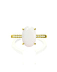 Handcrafted Oval Breastmilk Ring - Unique Keepsake