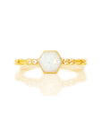 Heartfelt Golden Embrace Breastmilk Ring Gift