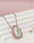 Personalized Gold Teardrop Necklace for Loved Ones