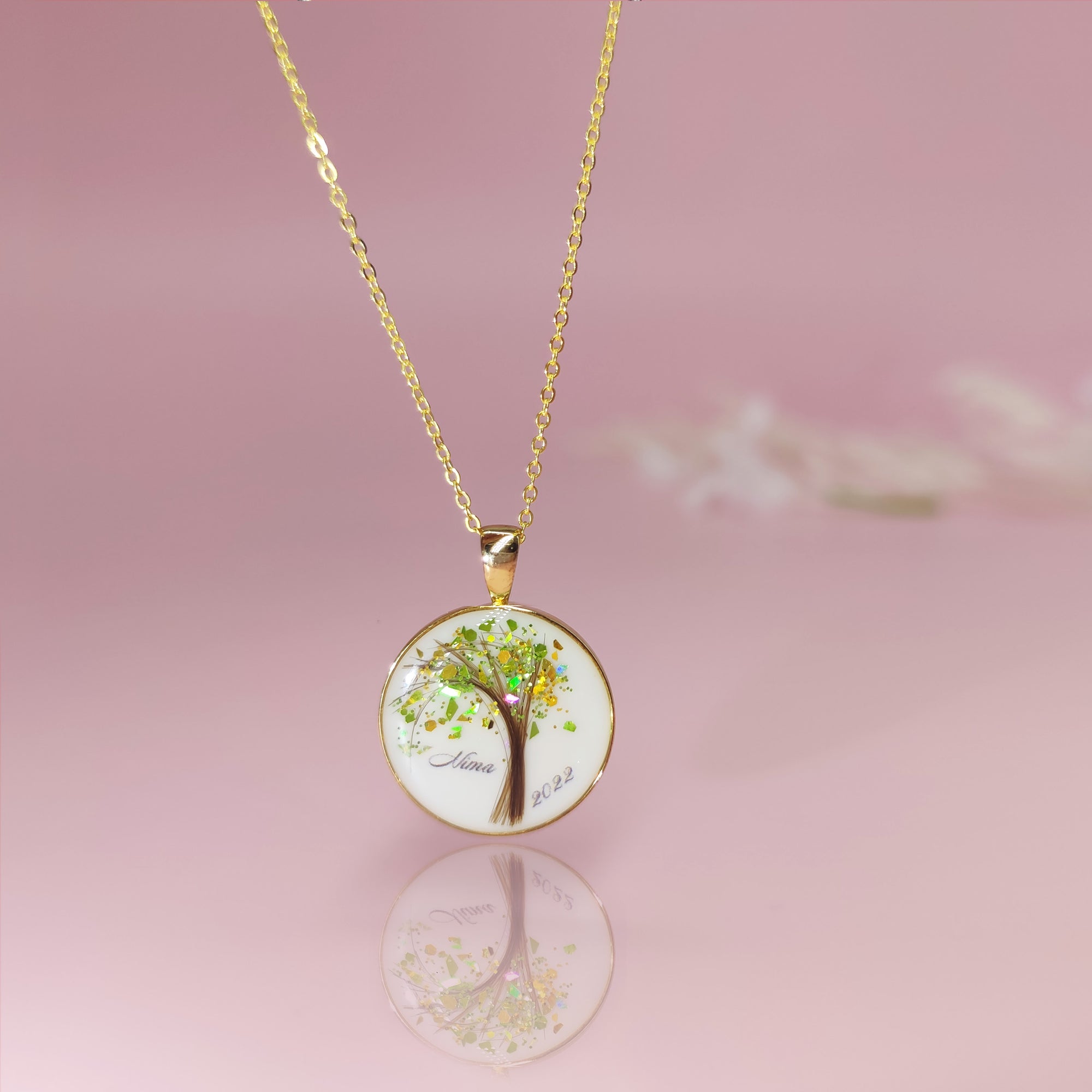 Meaningful Breastmilk & Baby Hair Necklace Gift