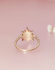 Sunburst Breast Milk Ring | Memorial Jewelry for Moms