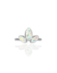 Cloverleaf Ashes Ring - Memorial Jewelry for Loved Ones