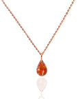 Capture Love with a Classic Teardrop Flower Necklace