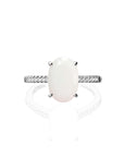 Handcrafted Oval Breastmilk Ring - Unique Keepsake