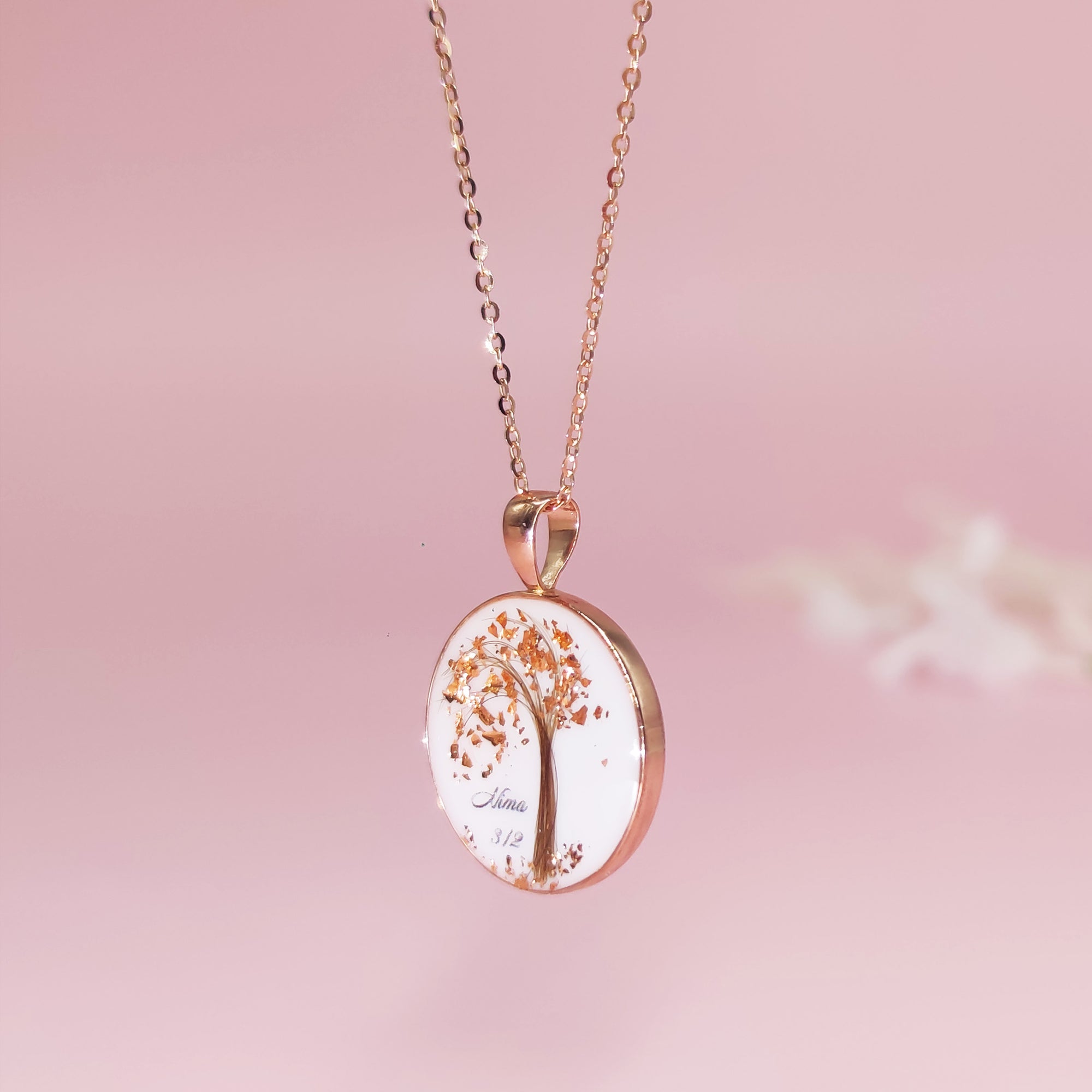 Meaningful Breastmilk & Baby Hair Necklace Gift