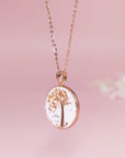 Meaningful Breastmilk & Baby Hair Necklace Gift