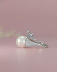 Handcrafted Milk Pearl Ring - Unique Keepsake Jewelry