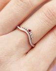 Unique Breast Milk Crown Ring for New Moms