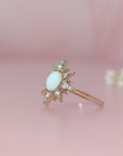 Sunburst Breast Milk Ring | Memorial Jewelry for Moms