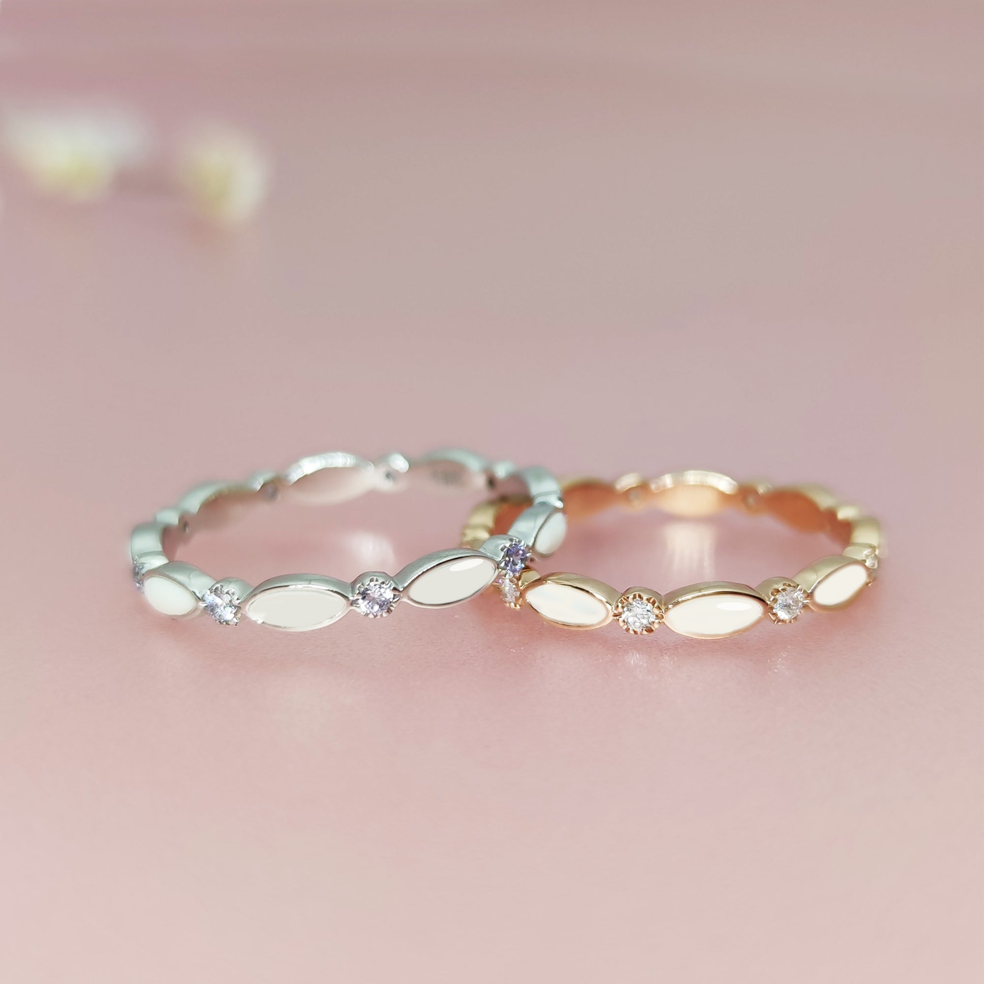 Endless Love: Personalized Birthstone Milk Ring