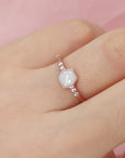 Heartfelt Golden Embrace Breastmilk Ring Gift