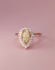 Tears of Remembrance: Elegant Ashes Ring of Love