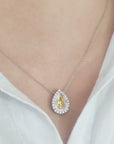 Personalized Gold Teardrop Necklace for Loved Ones