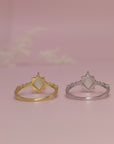Handcrafted Breastmilk Ring DIY Kit in Silver & Gold
